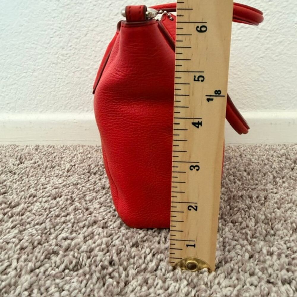 Coach Red Crossbody Kelsey Bag F57563 Coach Wallet Non-Coach Zebra Strap - Picture 6 of 16